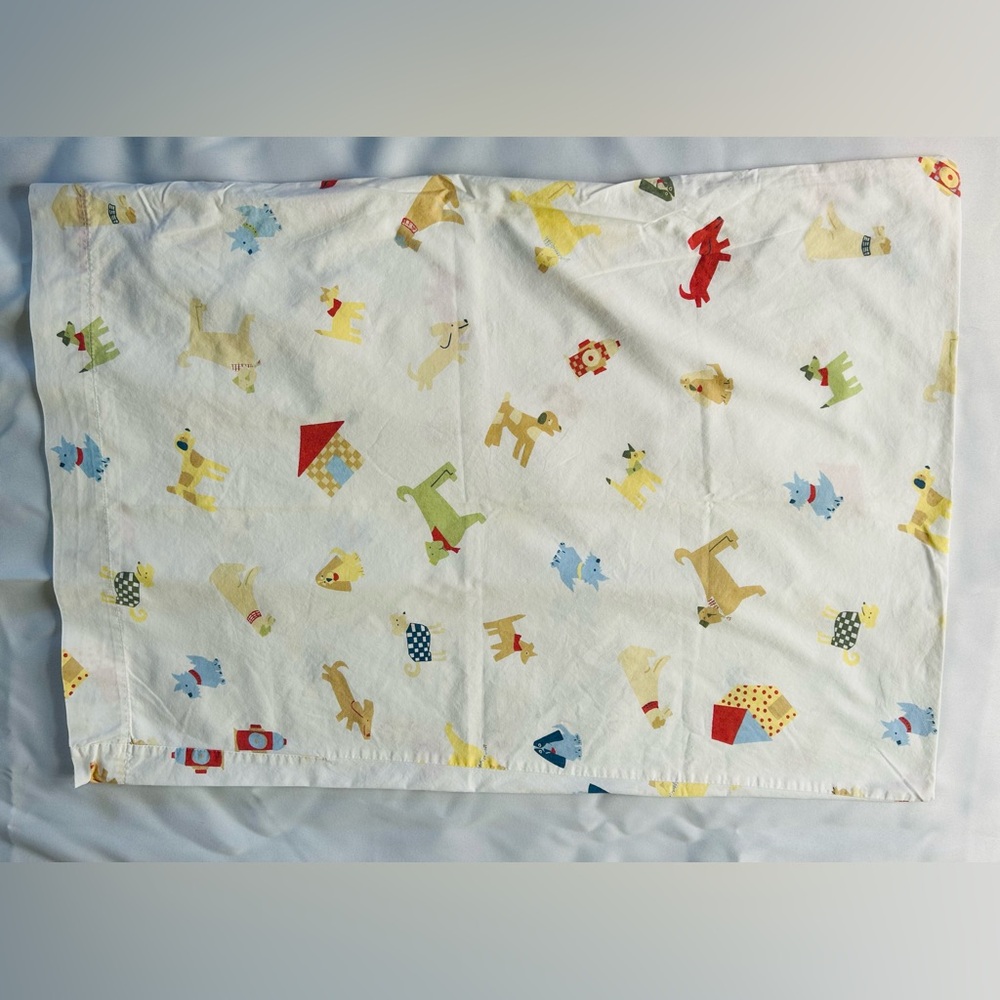 Pottery Barn Kids Pillow Cases Dogs set of Two 2